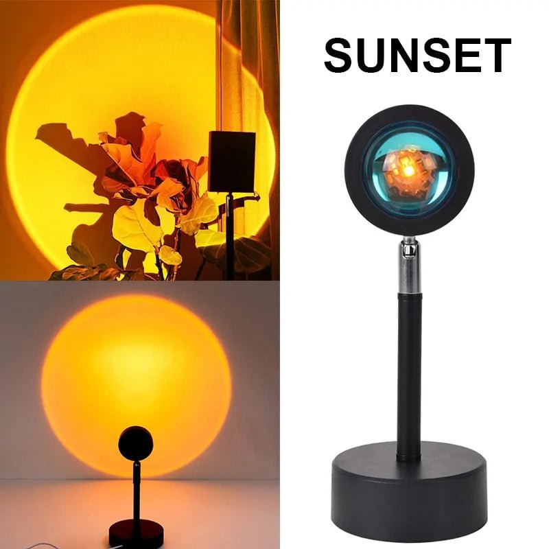Sunset Glow Lamp: USB-Powered Colorful Atmosphere Night Light