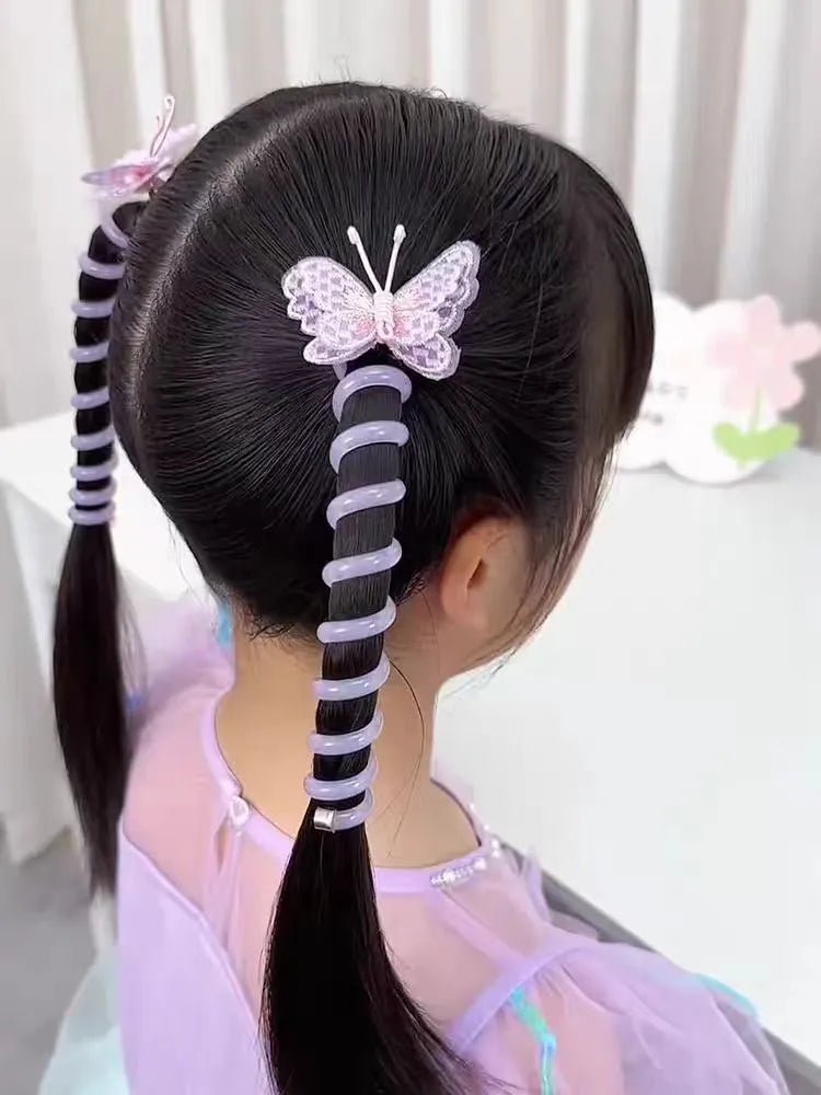 Kids' Embroidered Butterfly Hair Ring(1 x Hair Ring)