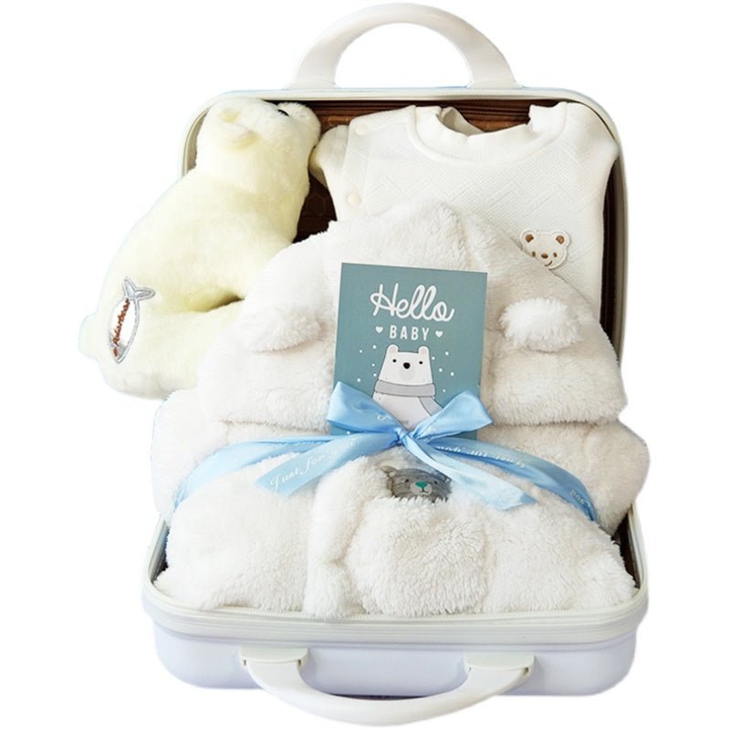 Baby Gift Box – Quilted Polar Bear Romper | VISM Australia Family Store