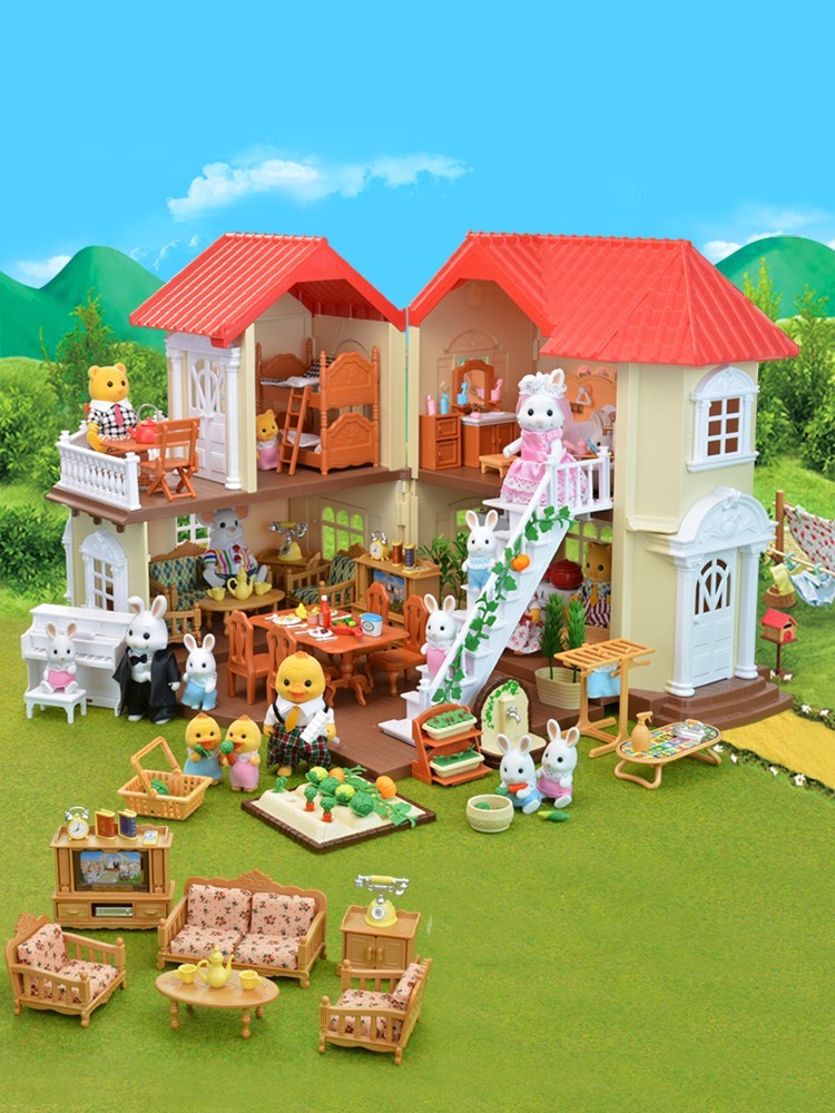 Forest Light Big House Doll Villa Playset - VISM