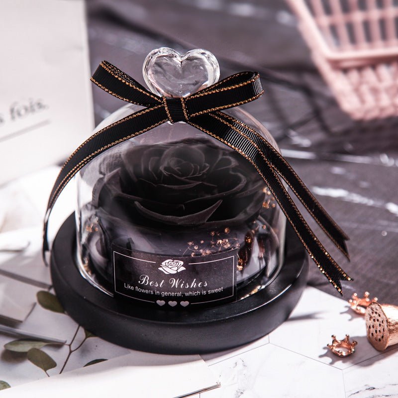 Eternal LED Rose in Glass – Gift & Decor | VISM Australia Family Store