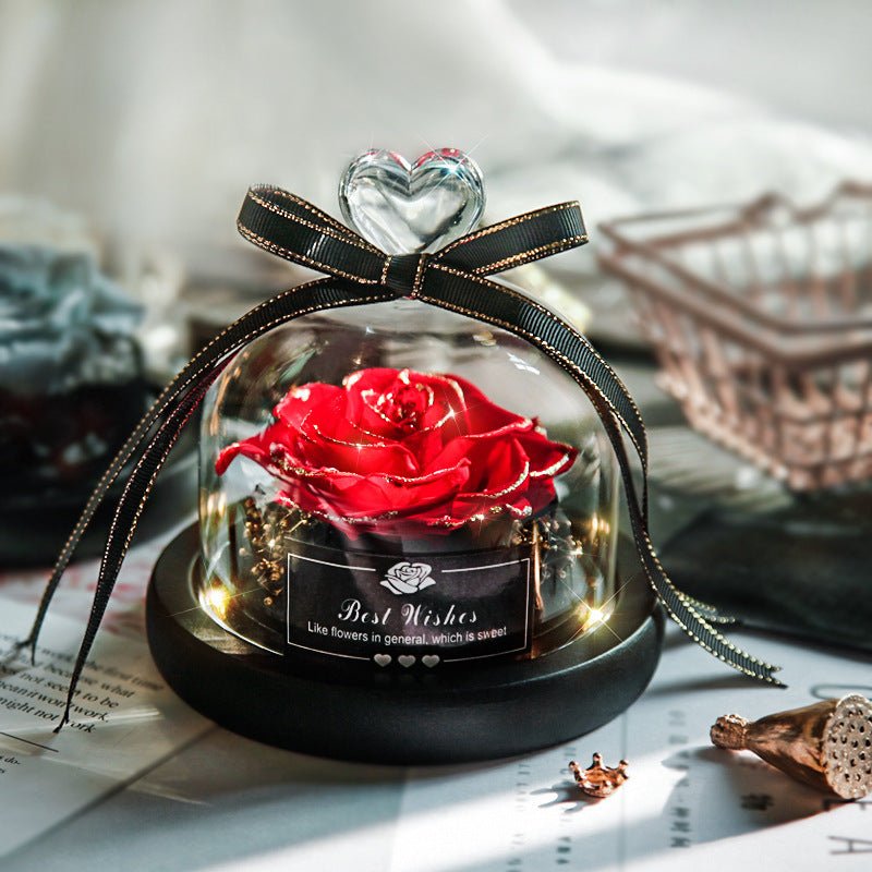 Eternal LED Rose in Glass – Gift & Decor | VISM Australia Family Store