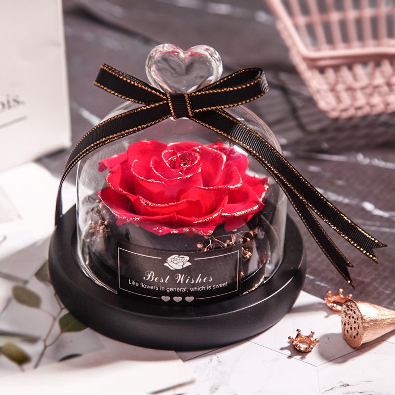 Eternal LED Rose in Glass – Gift & Decor | VISM Australia Family Store