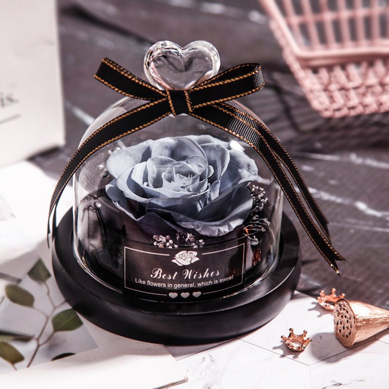 Eternal LED Rose in Glass – Gift & Decor | VISM Australia Family Store