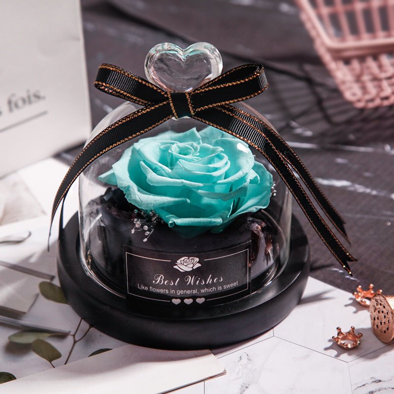 Eternal LED Rose in Glass – Gift & Decor | VISM Australia Family Store