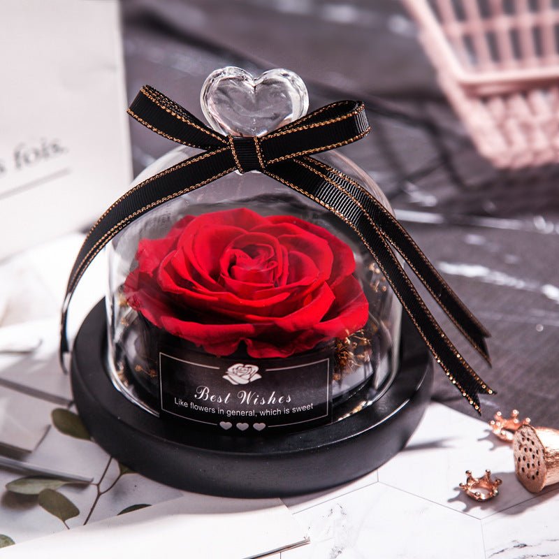 Eternal LED Rose in Glass – Gift & Decor | VISM Australia Family Store