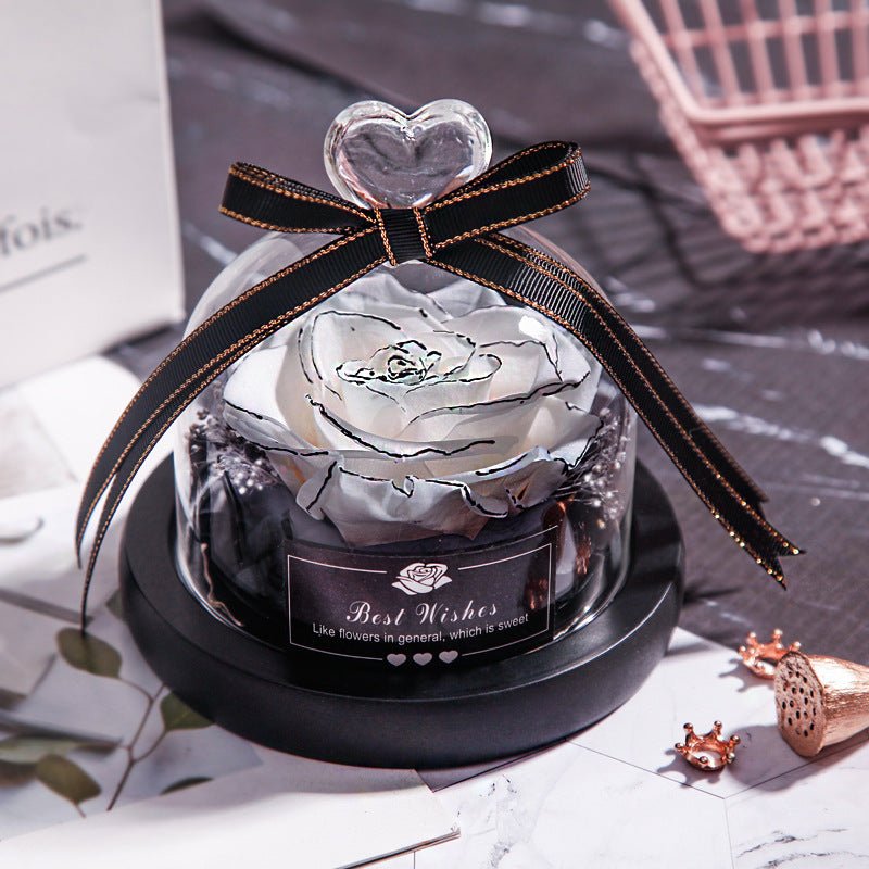 Eternal LED Rose in Glass – Gift & Decor | VISM Australia Family Store