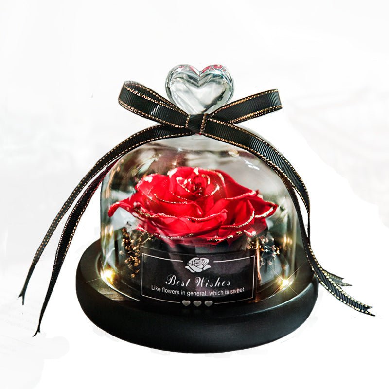 Eternal LED Rose in Glass – Gift & Decor | VISM Australia Family Store