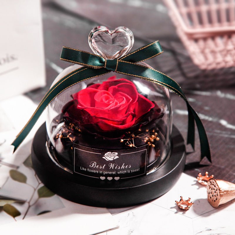 Eternal LED Rose in Glass – Gift & Decor | VISM Australia Family Store