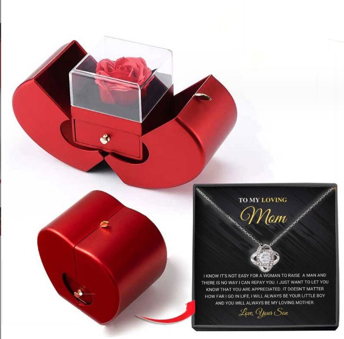 Eternal Rose Jewelry Box – Necklace Gift Set | VISM Australia Family Store