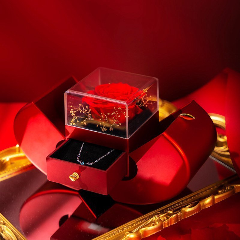 Eternal Rose Jewelry Box – Necklace Gift Set | VISM Australia Family Store
