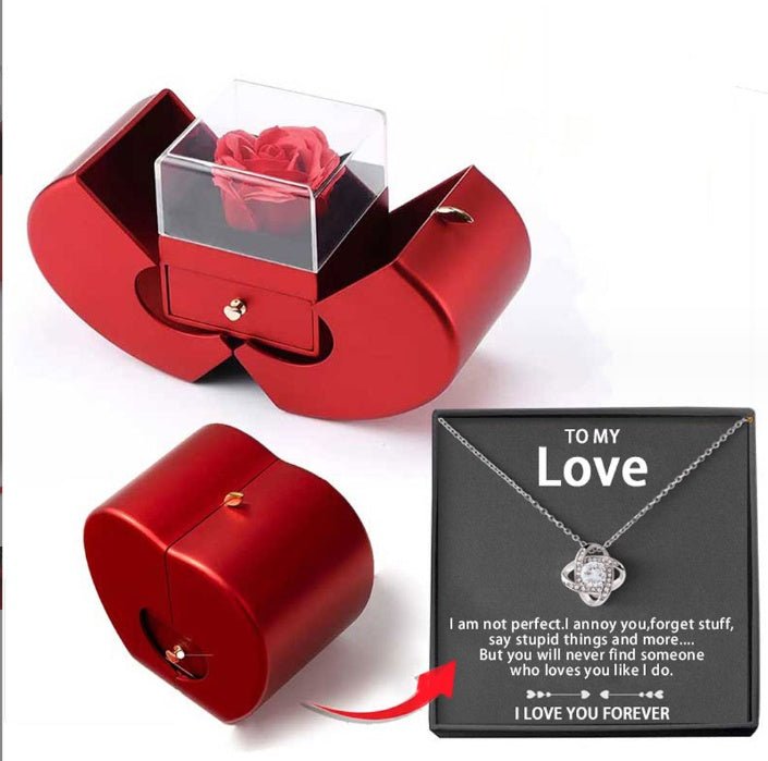 Eternal Rose Jewelry Box – Necklace Gift Set | VISM Australia Family Store