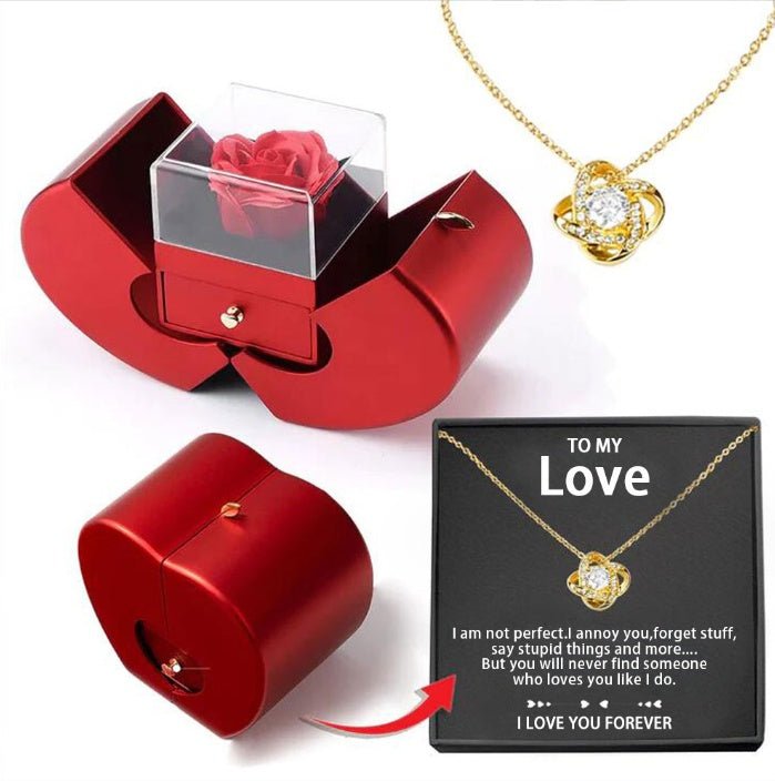 Eternal Rose Jewelry Box – Necklace Gift Set | VISM Australia Family Store