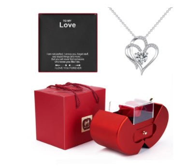 Eternal Rose Jewelry Box – Necklace Gift Set | VISM Australia Family Store