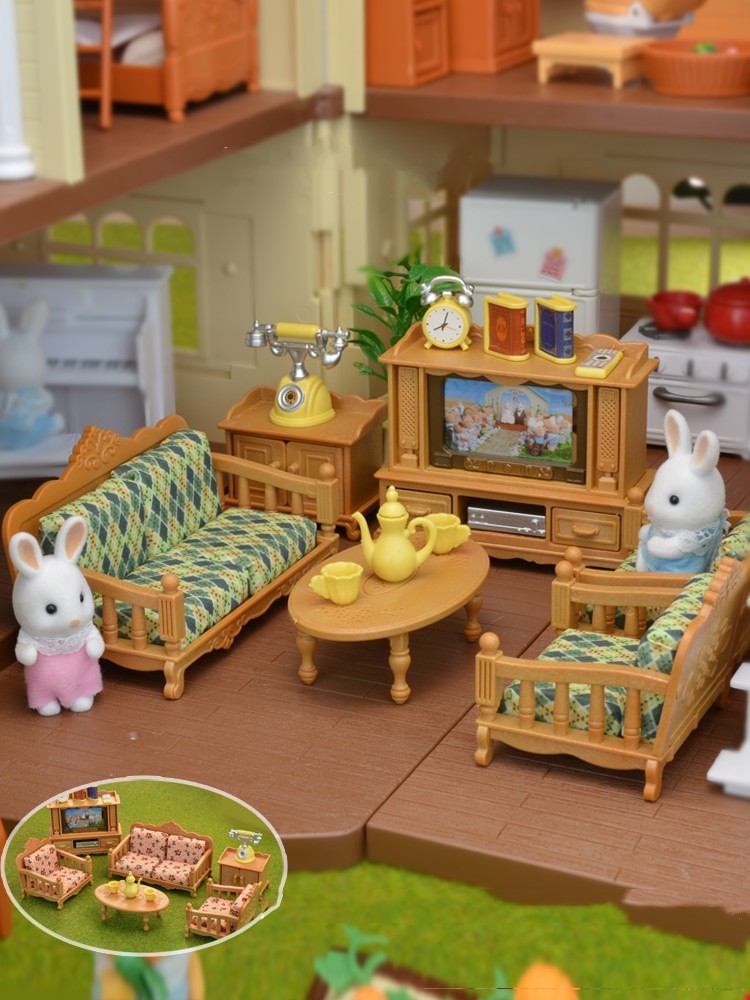 Forest Light Big House Doll Villa Playset - VISM