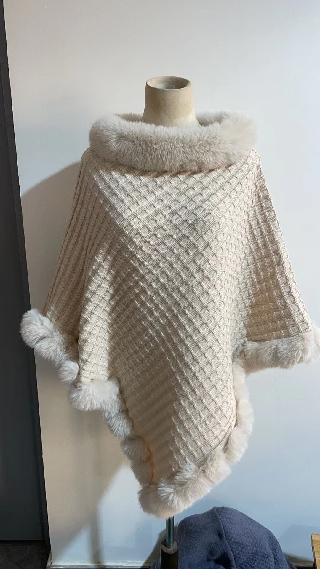 Faux Fur Shawl Cape | VISM Australia Family Store