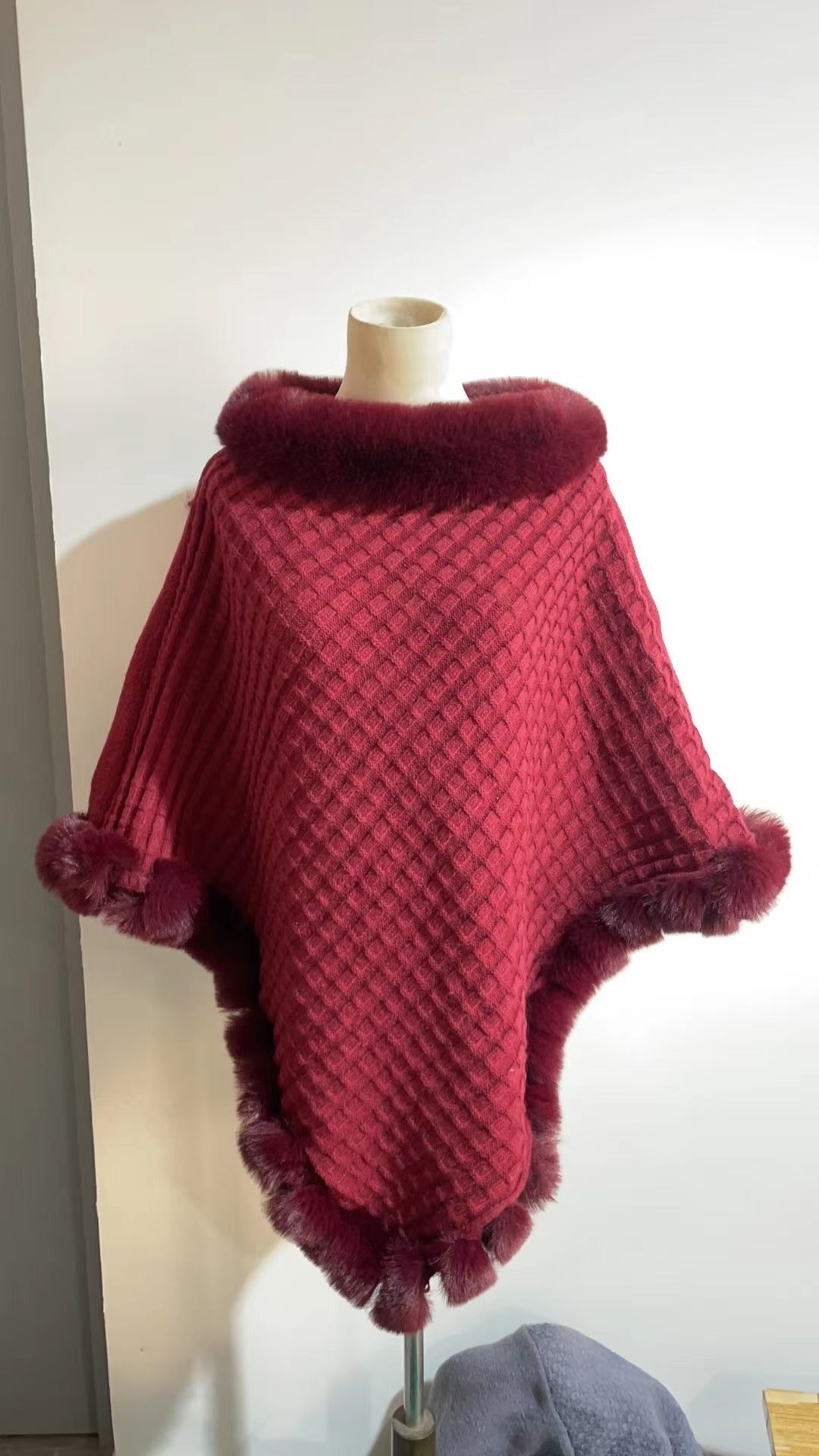 Faux Fur Shawl Cape | VISM Australia Family Store