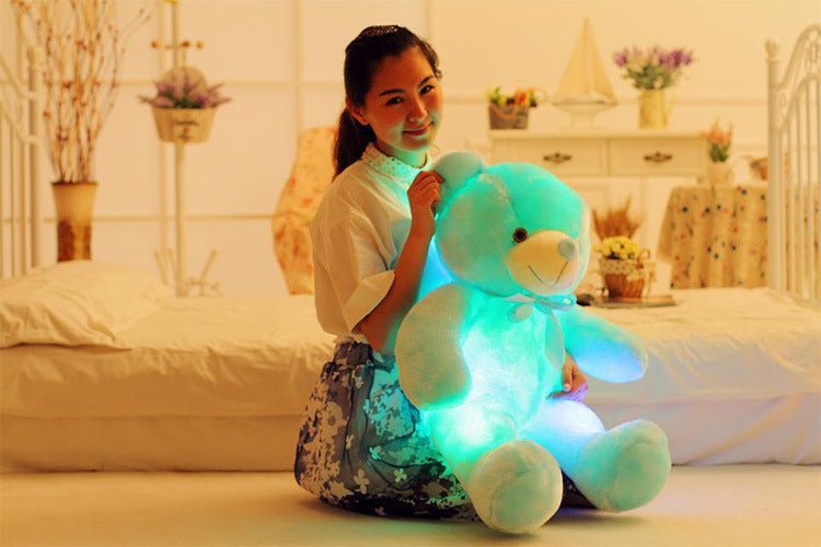 LED Glowing Teddy Bear – Soft Plush Toy for Kids | VISM Australia Family Store