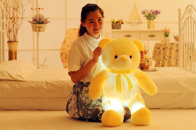 LED Glowing Teddy Bear – Soft Plush Toy for Kids | VISM Australia Family Store