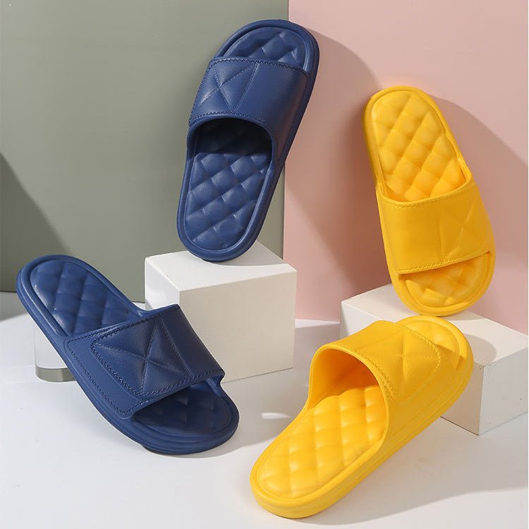 Summer Slippers Plaid Design Bathroom Slippers For Women Shoes | VISM Australia Family Store
