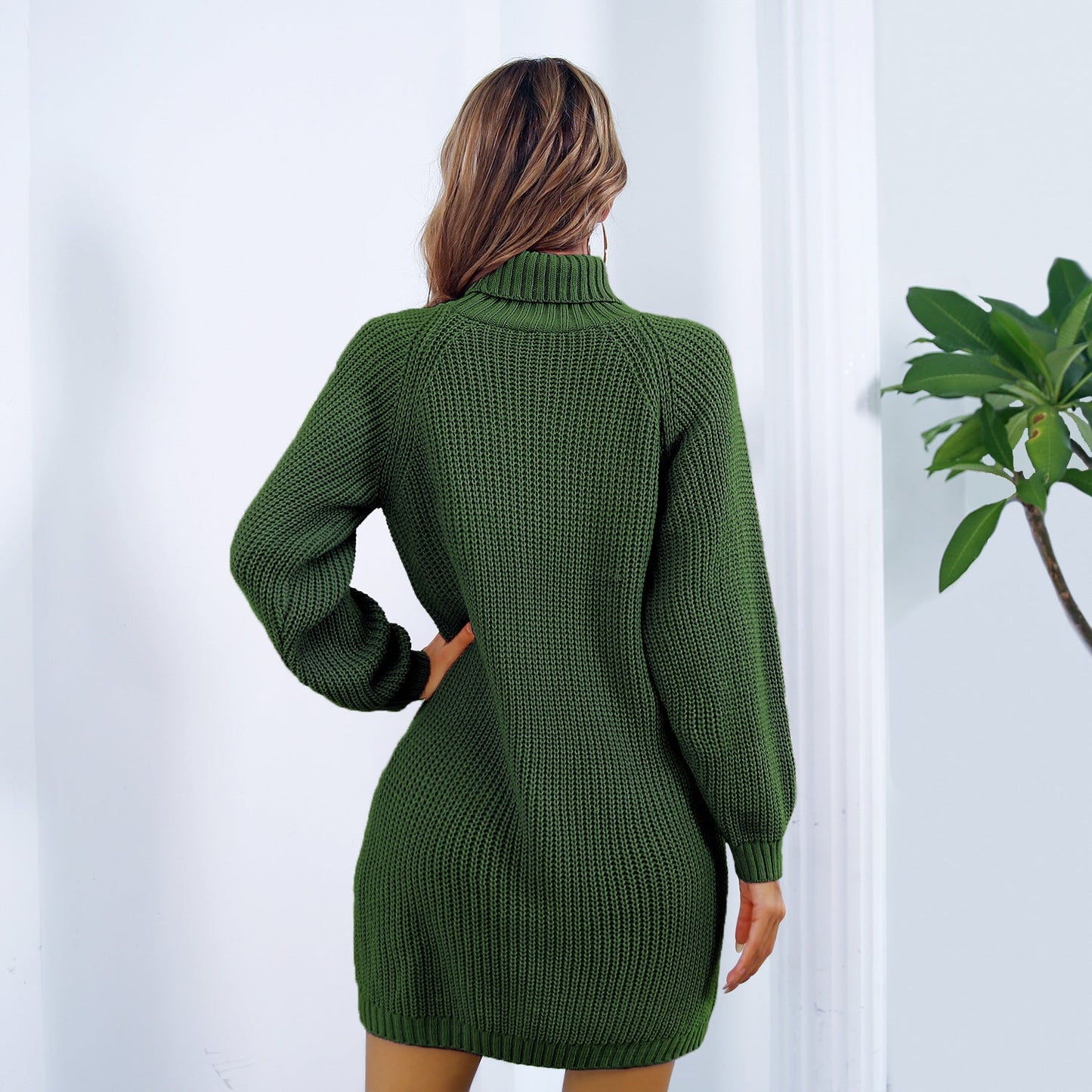 Turtleneck Sweater Dress For Women | VISM Australia Family Store