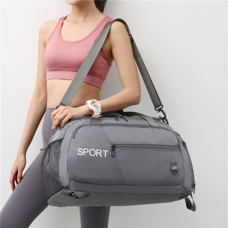 Waterproof Travel Gym Bag – Unisex with Shoe Slot | VISM Australia Family Store