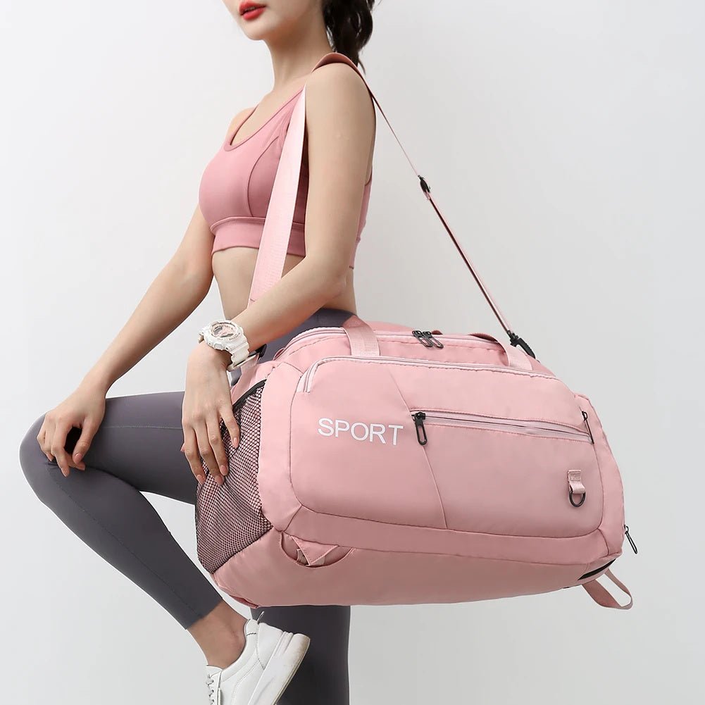 Waterproof Travel Gym Bag – Unisex with Shoe Slot | VISM Australia Family Store