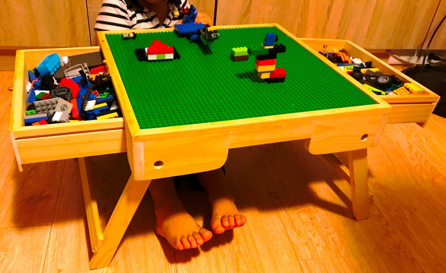 Wooden Play Table w/ Storage | VISM Australia Family Store