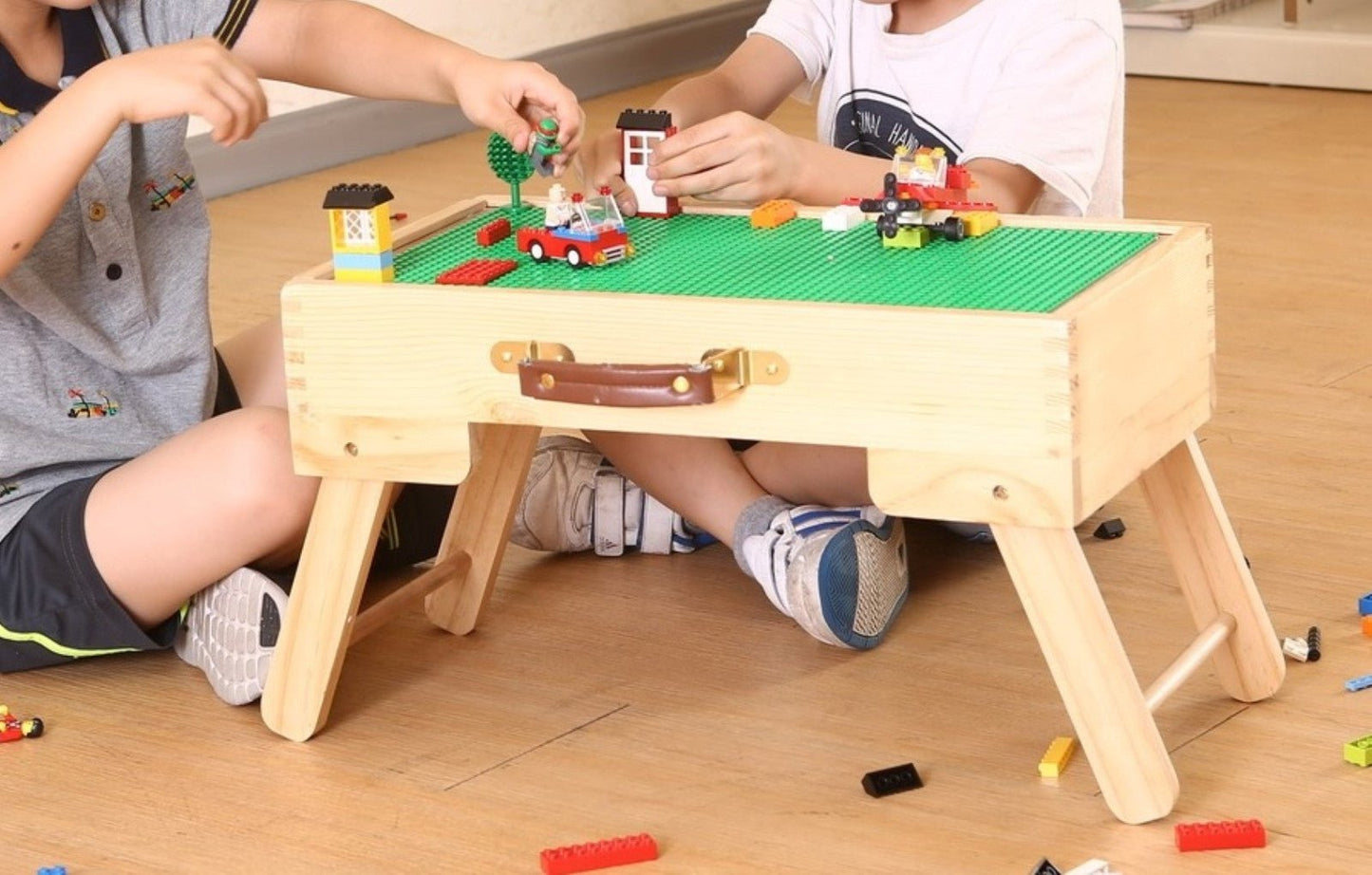 Wooden Play Table w/ Storage | VISM Australia Family Store