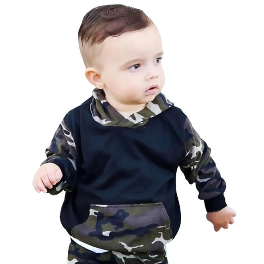 Camo Tracksuit Set for Baby Boys