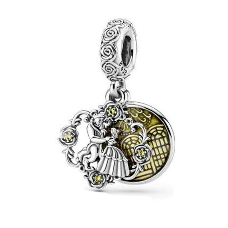 925 Silver Binoculars Wild Stripes Charm Bead