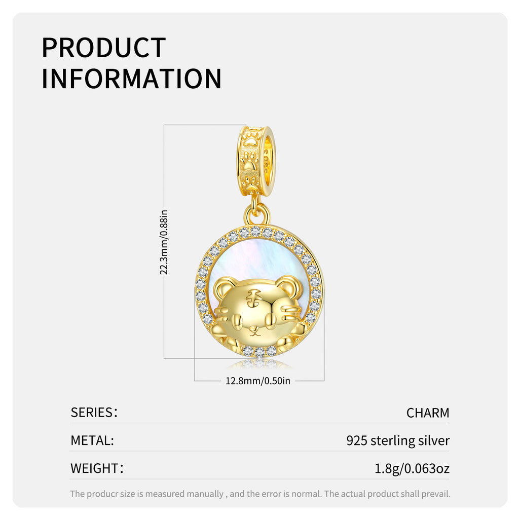 925 Silver Bead DIY Bracelet & Jewelry Charm.