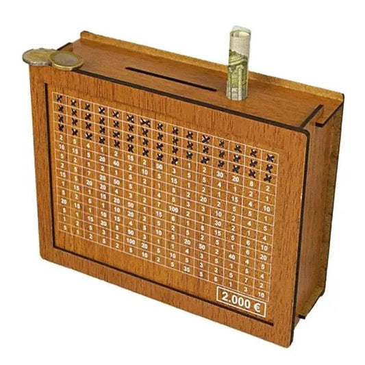 Achieve Financial Goals with Wooden Money Box