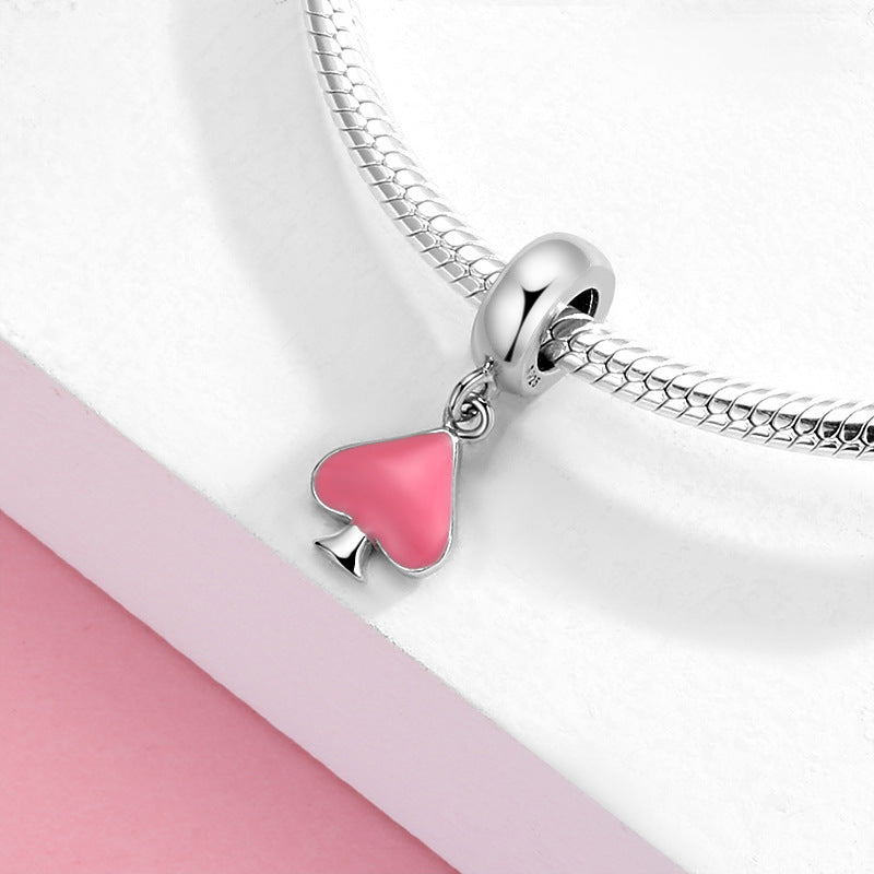 925 Silver Color Drop Pendants