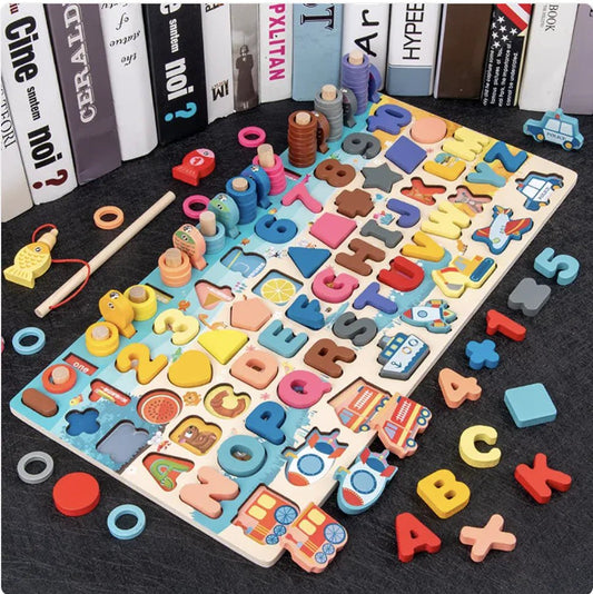 7-in-1 Magnetic Learning and Matching Board