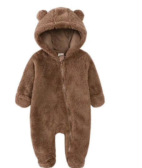 Cozy Flannel One-Piece Romper for Babies