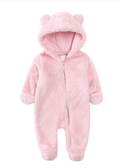 Cozy Flannel One-Piece Romper for Babies