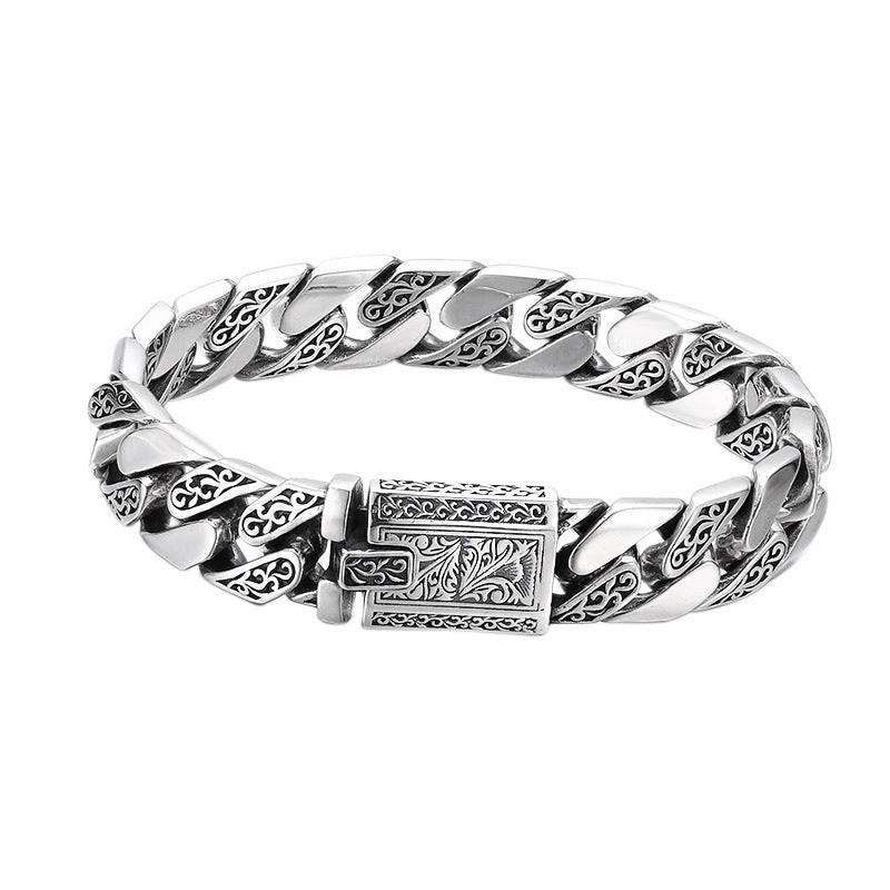 925 Silver Tangcao Cuban Bracelet