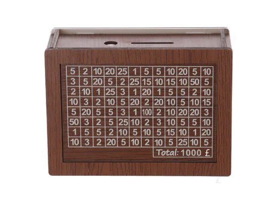 Achieve Financial Goals with Wooden Money Box