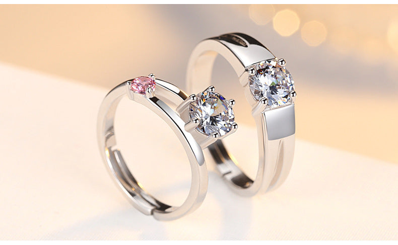 Sterling Silver Couple Rings