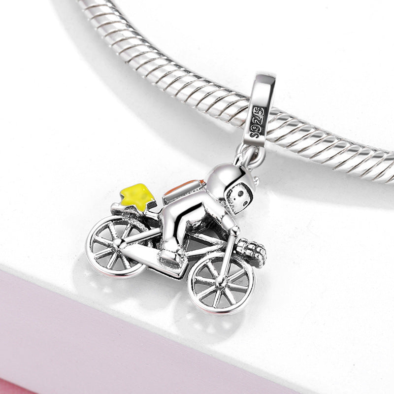 925 Silver Kids Astronaut Bead Charm