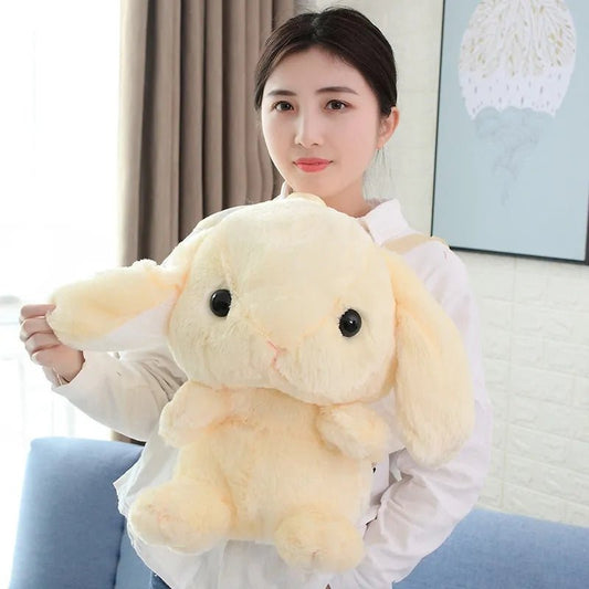 Adorable Furry Bunny Backpack for Everyone!