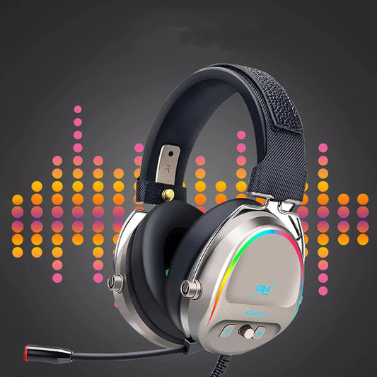 RGB Wired Gaming Headset with Microphone.