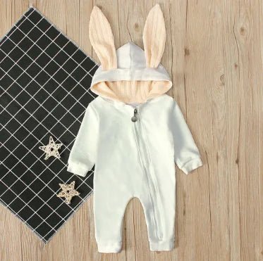 Snuggle Up in Style with Our Cutest Warm Bunny Rompers