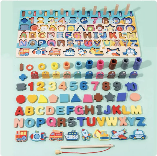 7-in-1 Magnetic Learning and Matching Board