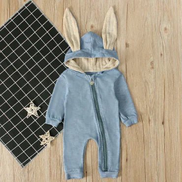Snuggle Up in Style with Our Cutest Warm Bunny Rompers