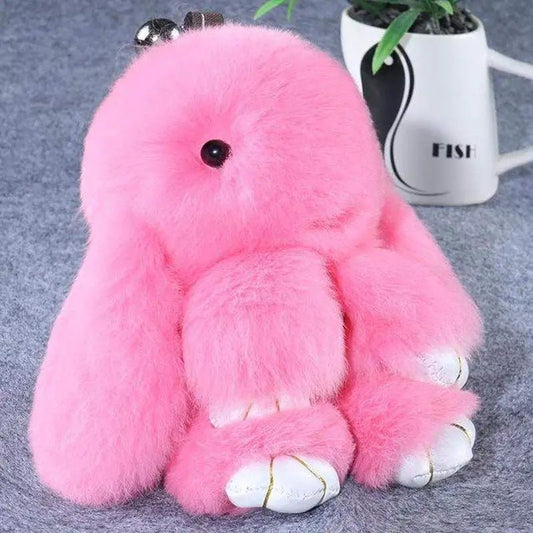 Add Whimsical Charm with Our Furry Bunny Charm