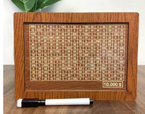 Achieve Financial Goals with Wooden Money Box