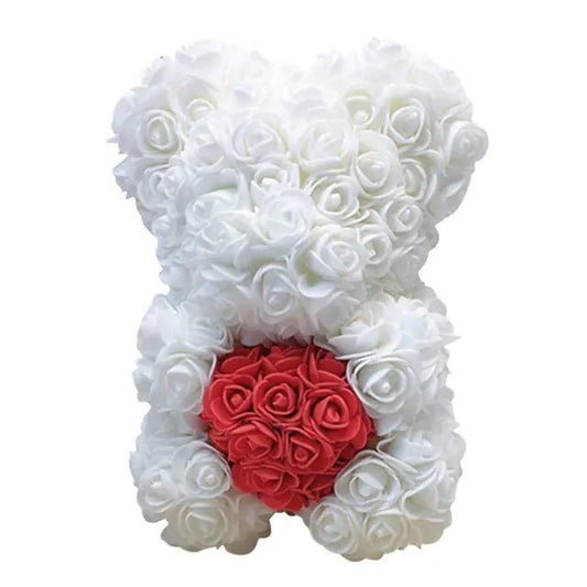 Elegant Rose Bear: Timeless Gift of Love