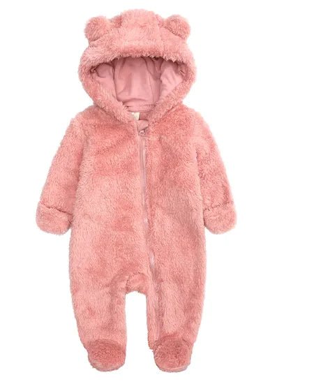 Cozy Flannel One-Piece Romper for Babies